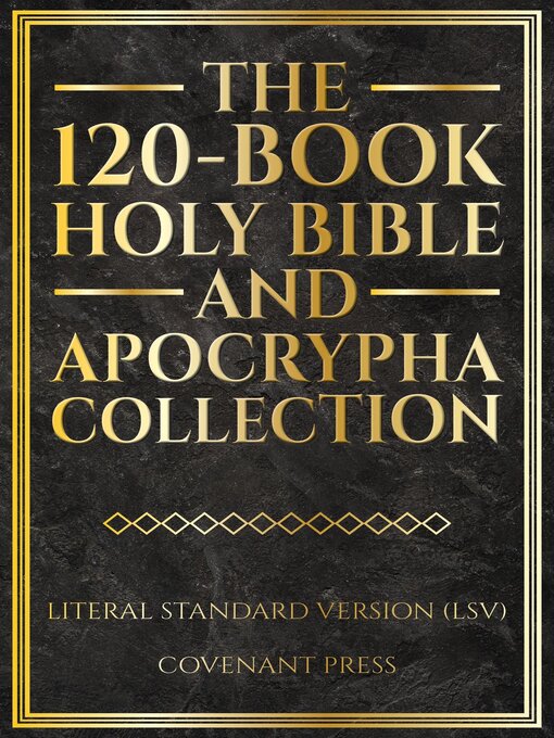 Title details for The 120-Book Holy Bible and Apocrypha Collection by Covenant Press - Wait list